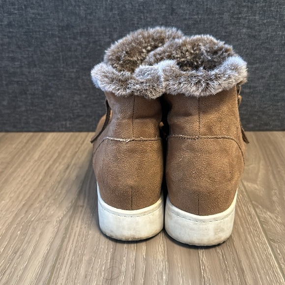 Camel Color Ankle Booty - Picture 3 of 4